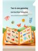 Children's Reusable Graffiti Quiet Book: Animals & Transportation Educational Toy for Toddlers