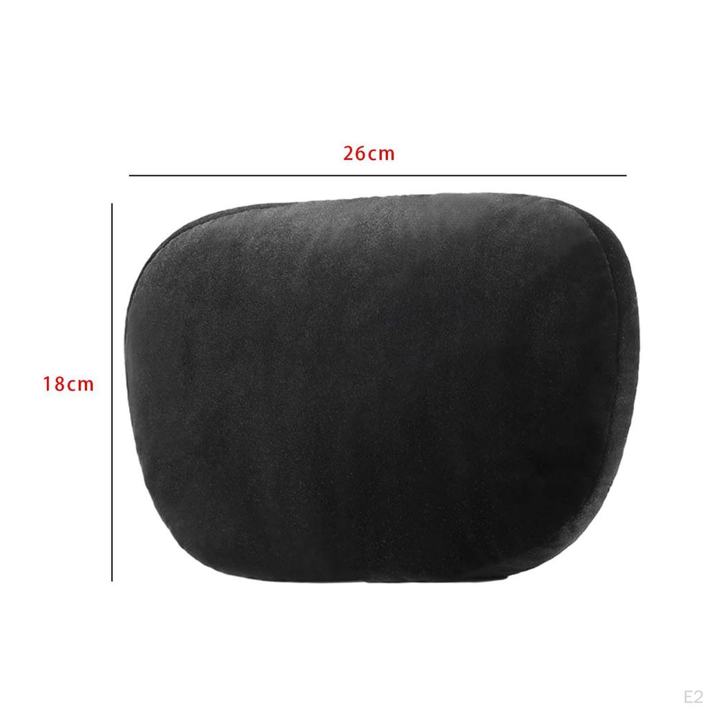 Auto Kopfstütze Kissen Tragbare Sitzkissen für SUVs Lkw Autos Schwarz