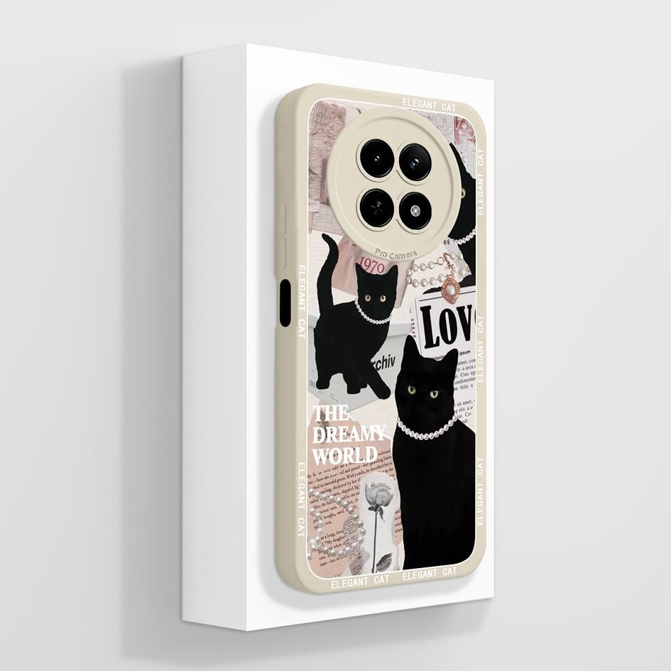 Matte Hülle für OPPO Realme 12 11 Pro Plus 12Lite 12X 11X Hülle Niedliche Mode Welpe Handy Tasche Weiches Flüssigsilikon Stoßfester Bumper für OPPO Hülle Capa