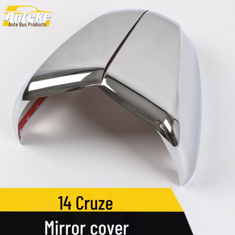 Capa de Espelho Retrovisor Cromada para Modelos Cruze 14 - Peça Decorativa Brilhante