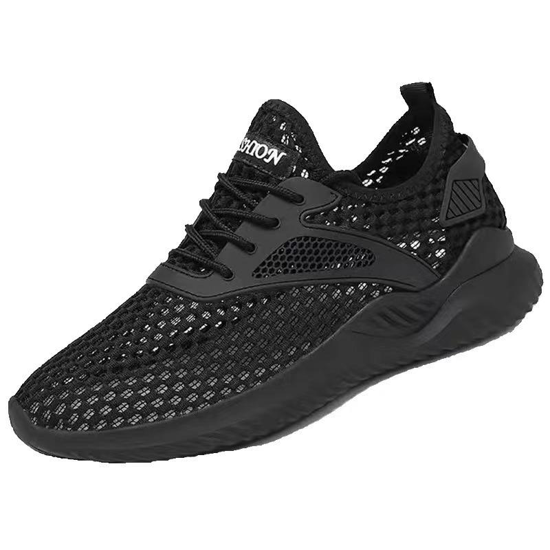 Men's Shoes Summer New Hollow Hole Shoes Light and Breathable Light and Comfortable Soft Sole Casual Sports Shoes