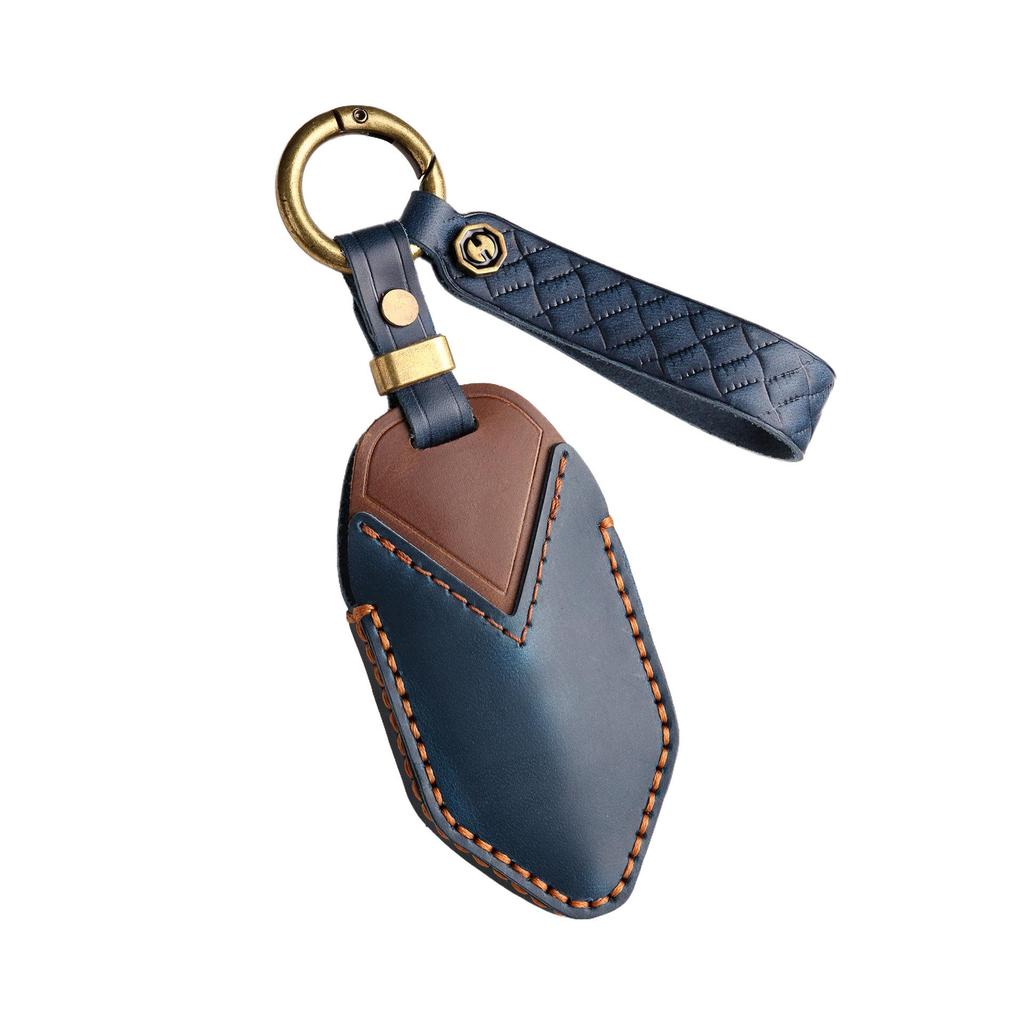 2024 Leopard 5 Genuine Leather Key Shell - Special Edition Cowhide Accessory
