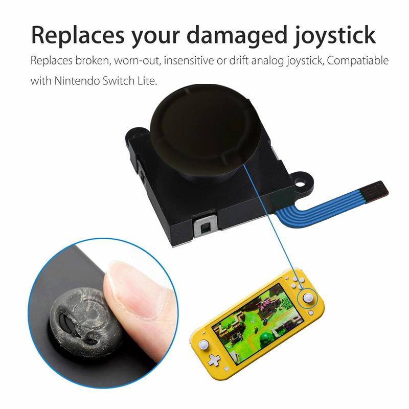 2 Pack Replacement Joystick Analog Thumb Stick Repair Kit For Nintendo Switch / Switch Oled Model / Switch Lite Joy-Con