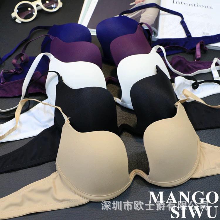 European and American Brand Smooth Evening Dress Undergarment: Women's Sexy Invisible Backless Wedding Comfort Bra