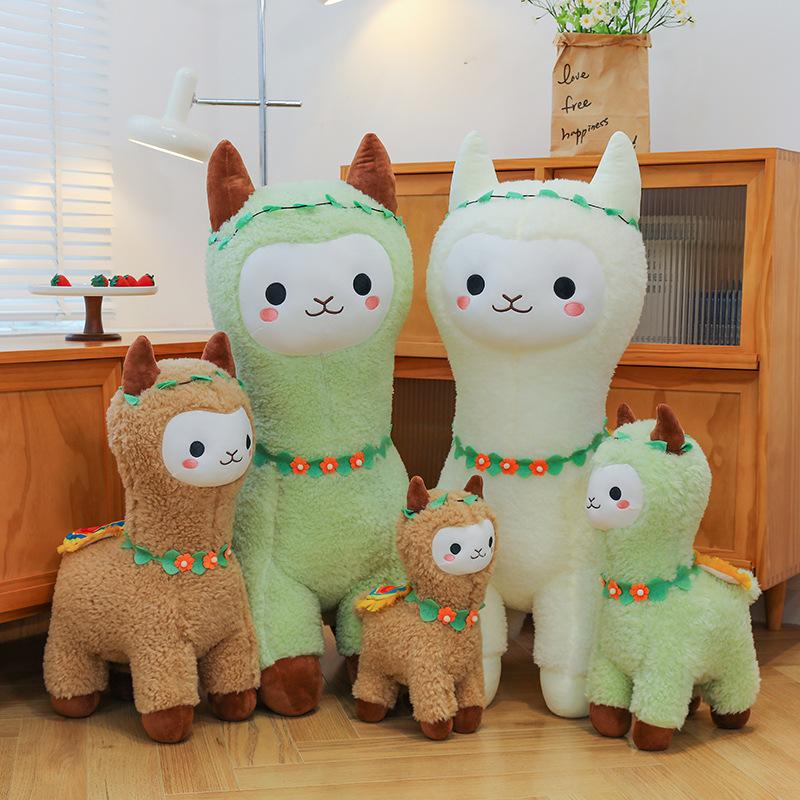 New Product Cute Alpaca Plush Toy Children's Gift Large Home Decoration Ornament Girls Leg Throw Pillow