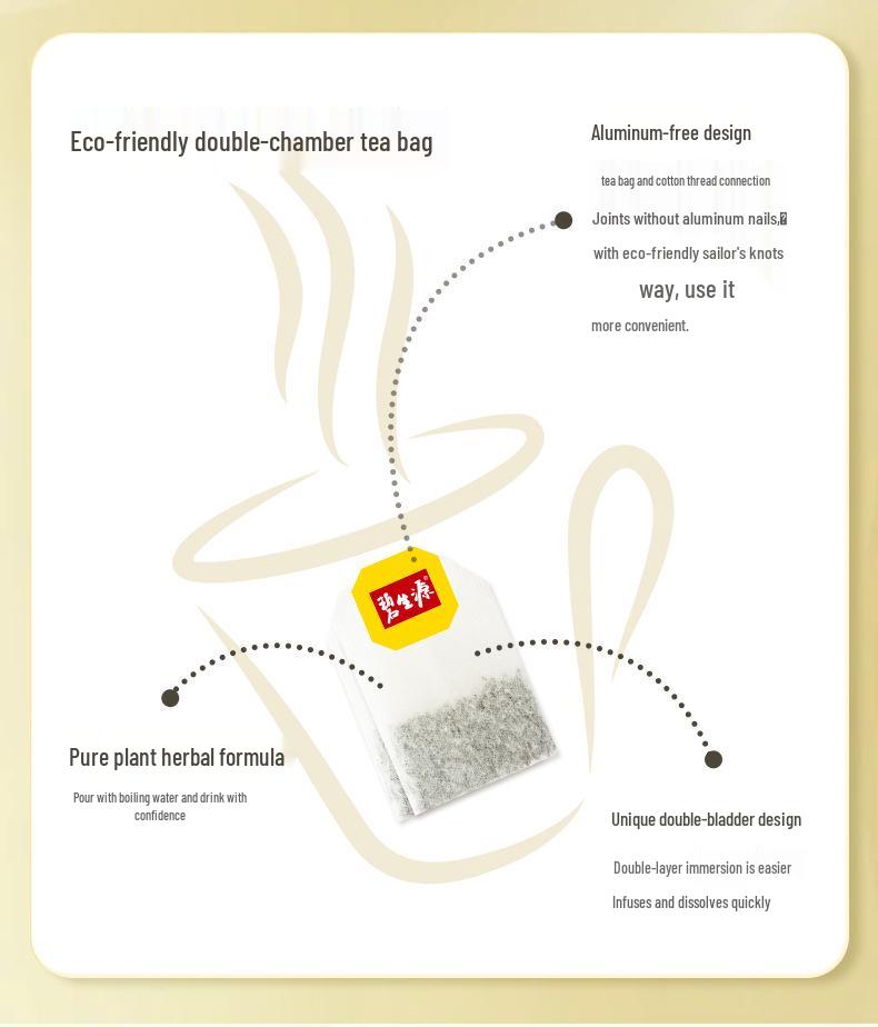 B. Shengyuan Slimming Tea: Changqing Tea for Men and Women, 8 Bags - Fresh Date, Authentic & Available