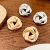 Mode Kreativ Vielseitig Verdreht Persönlichkeit Legierung Ohrstecker Damen Geometrisch Retro Hong Kong Stil Ohrringe Ohrringe Leichter Luxus