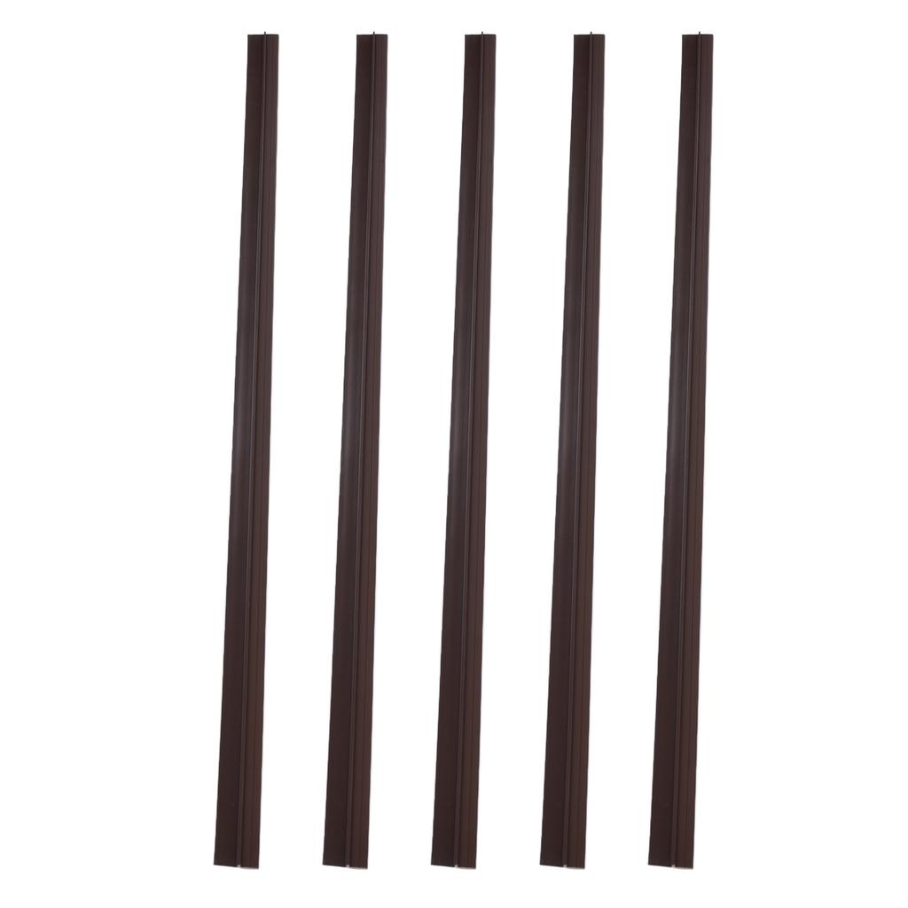 5Pcs Door Soundproofing Tape Waterproof Soundproof 5 Meters Practical Under Door Sealing Strip for Home Hotels