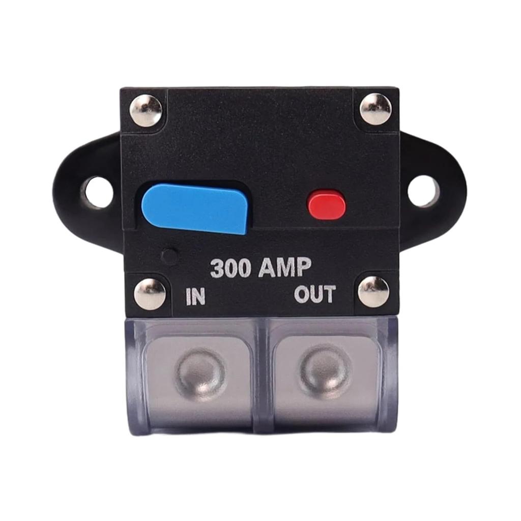 50A to 300A Circuit Breaker with Manual Reset for Car System Waterproof Marine Circuit Breaker Reset Fuse 12V- 48V DC(200A)