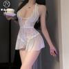 Sexy Underwear Pure Desire Temptation Open Sexy Empty Lace Neck Onesie Female Temptation