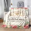 Mother's Day Love Letter Blanket Suitable for sofas,travel, living rooms also a good gift for friends and family Suitable for all seasons.