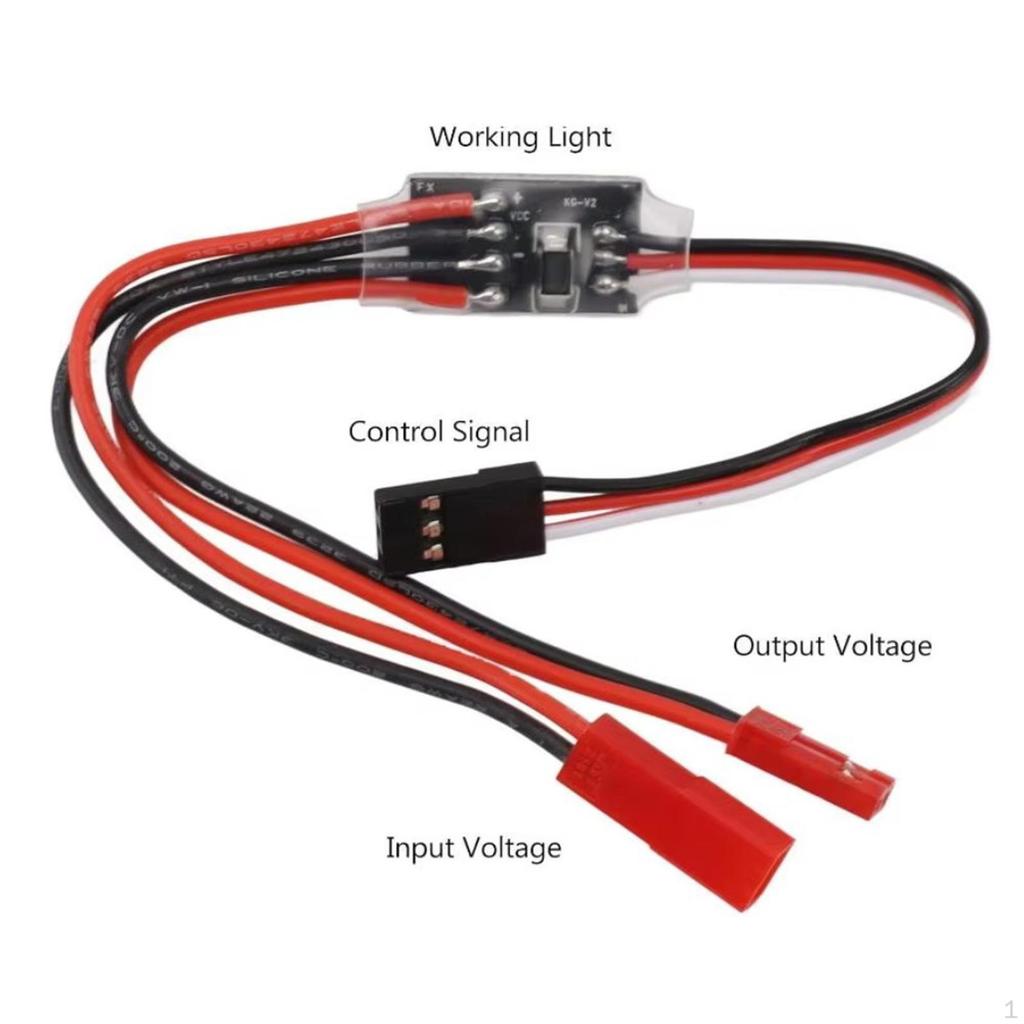RC Remote Controlled Electronic Switch Relay Easy Installation with Indicator Repair Part for Car