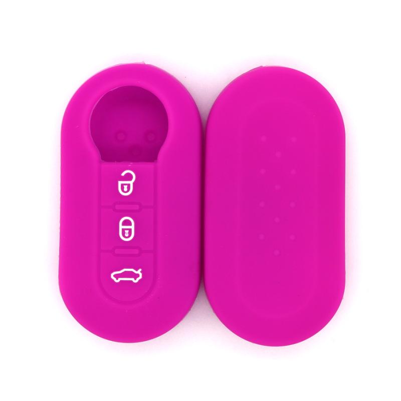Suitable for Fiat 500 Boyue Bravo Iveco Wolfson Car Key Bag Remote Control Silicone Protective Cover In Stock