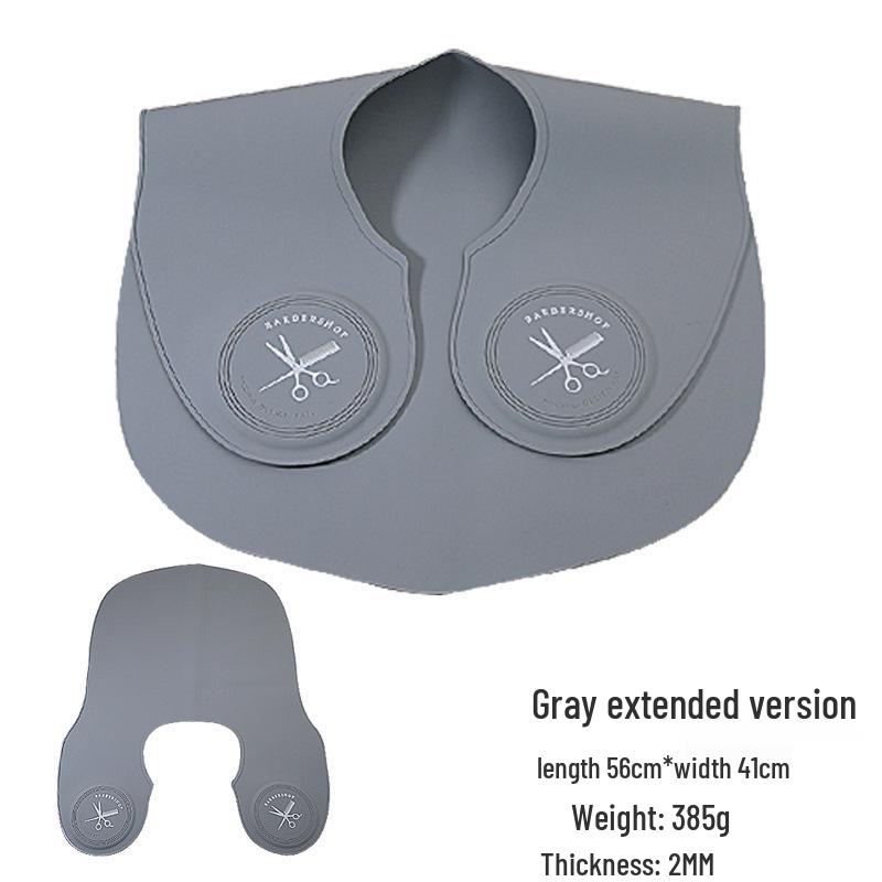 Silicone Haircutting Cape - Non-Stick, Anti-Hair Fragment, Neck Cover for Dyeing, Perming, Salon & Hairdressing
