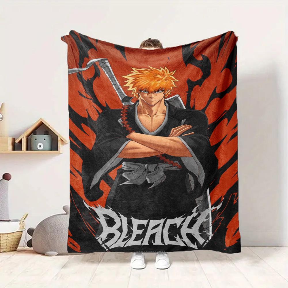 Bleach Art Flannel Blanket Throw Blanket Soft Warm Sofa Bed Camping Car Home Decor Unique Christmas Gift C9301406