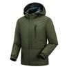 Men's Windproof Waterproof Taslon Fabric Jacket - Single Layer Outdoor Coat for Spring and Autumn, Perfect for Mountaineering All Year Round