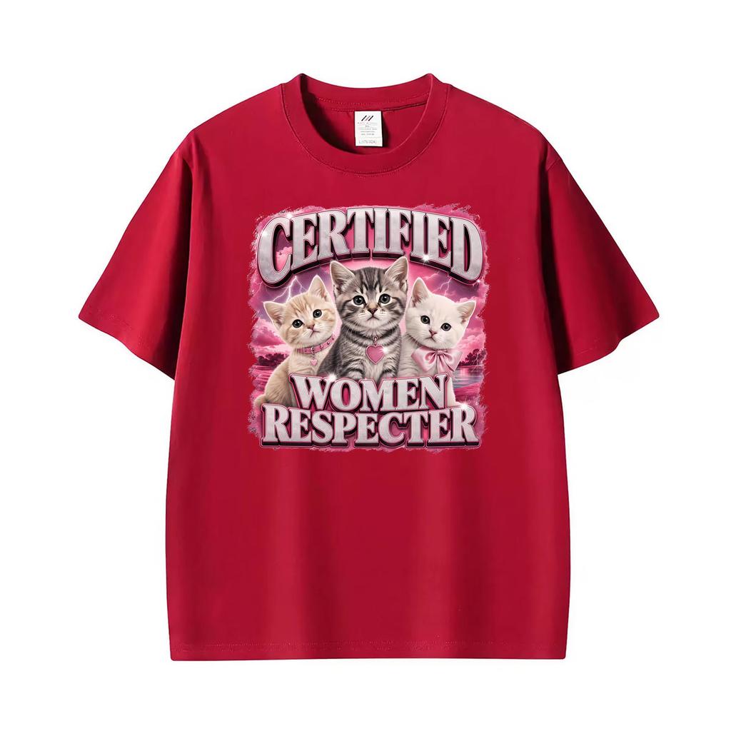Funny Certified Unisex Respecter Humor Meme Graphic T Shirt Unisexs Summer Fashion Tshirts Hot Sale Oversized Tee Shirt Streetwear