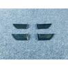 For - Toyota Highlander Interior Steel Door Handle Bowl Cover Trim Black