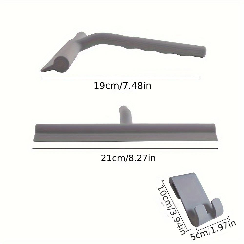 Silicone Multifunctional Shower Squeegee for Shower Doors, Bathrooms, and Car Windows