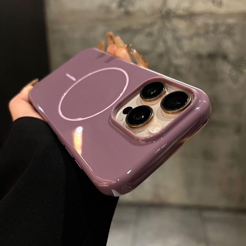 Luxusní bonbónový malý kruh pro Magsafe magnetické bezdrátové nabíjecí pouzdro pro iPhone 11 12 13 14 15 16 Pro Max Plus nárazuvzdorný kryt