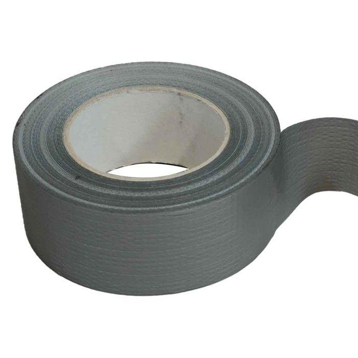 TECPLAST Šedá americká textilní lepicí páska 175µ - lepicí role 48 mm x 50 m pro spoje a opravy