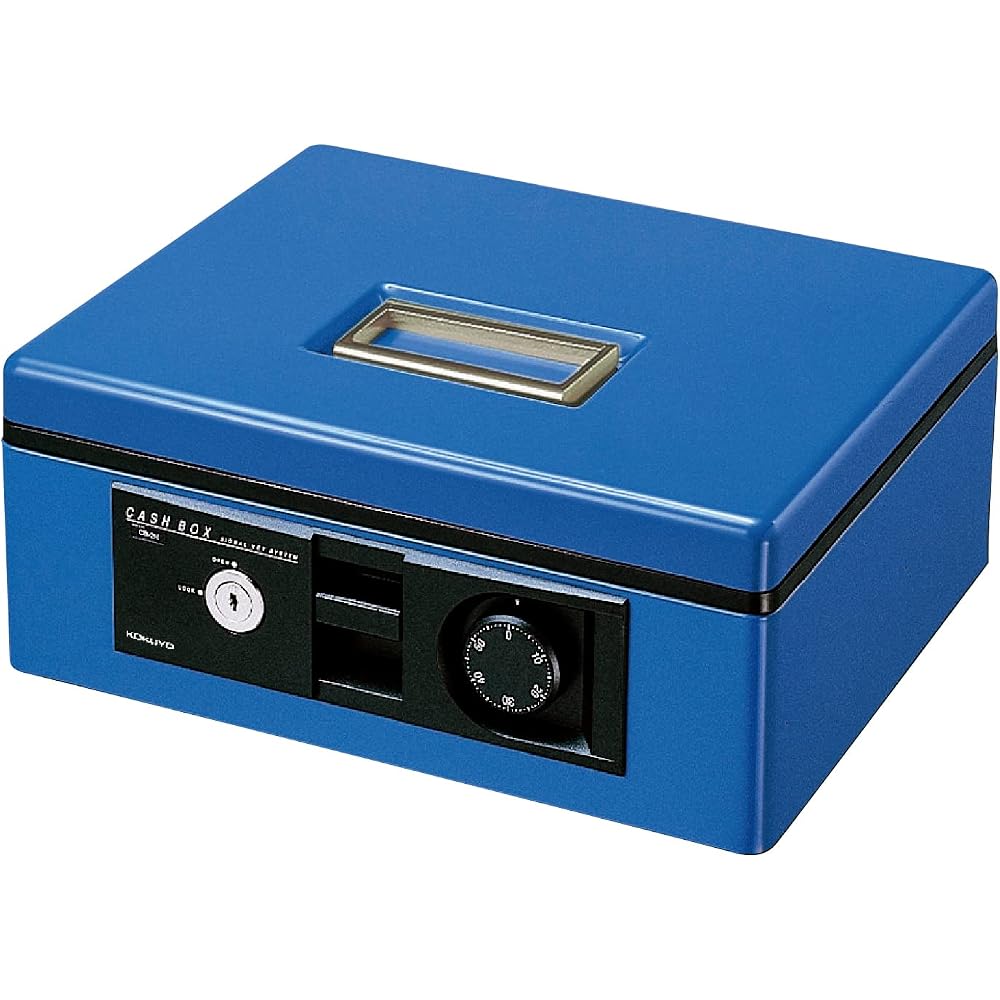 Kokuyo (KOKUYO) CB-12B Handbag Safe with Dial, B5, Blue