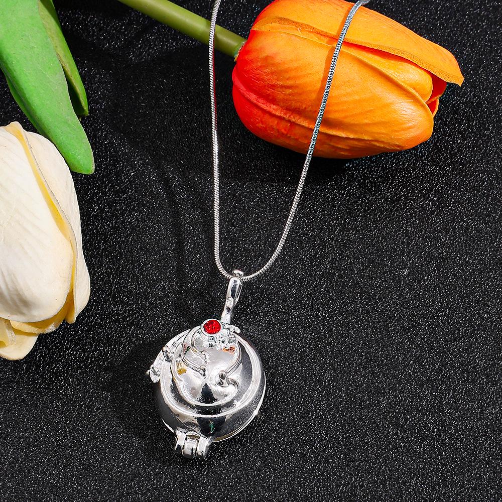 Collar Medallón Retro de Aleación de Verbena de The Vampire Diaries - Edición de San Valentín