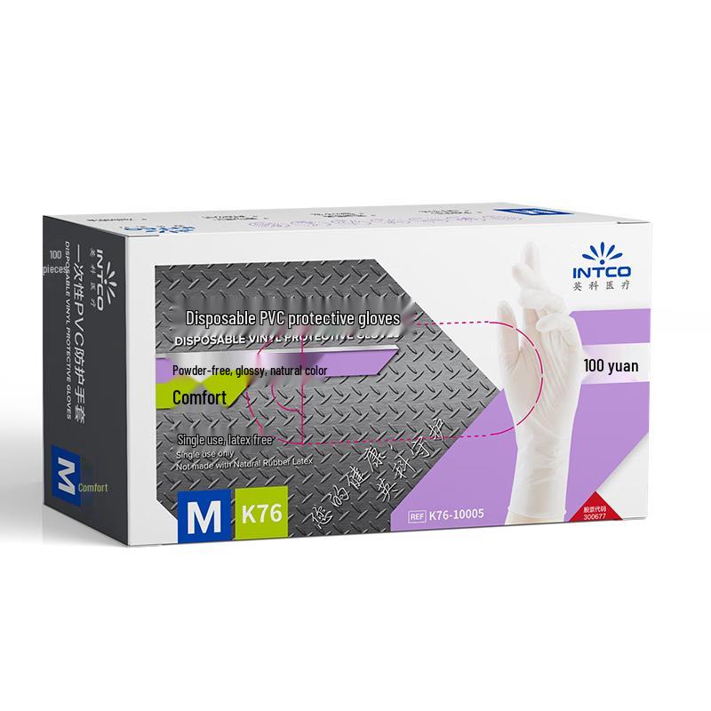 Intco Medical Disposable PVC Gloves