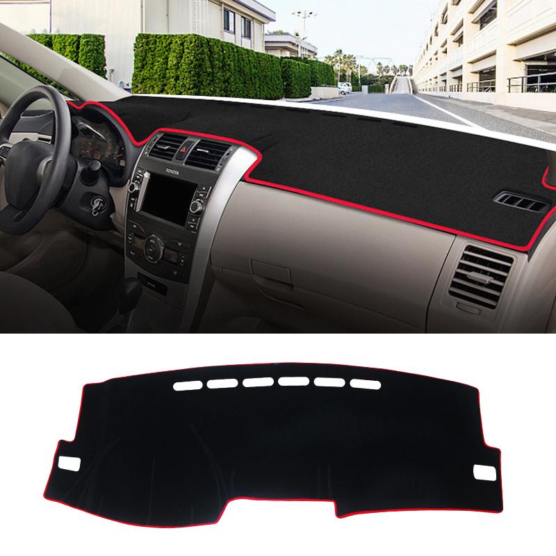 Auto Armaturenbrett Abdeckung Dash Anti-UV Matte Für Toyota Corolla E180 E150 2006 2007 2008 2009 2010 2012 2013 2014 2015 2016 2017 2018