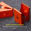 High Strength Sawhorse Brackets Tool Without Installation Slip Resistant Grip Open Frame For Precise Woodworking Alignment