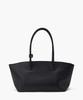 Flor Mag Leather Tote Bag Black