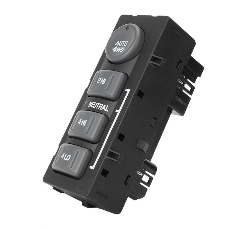 4WD 4x4 Transfer Case Button 4 Wheel Drive Control Switch for Chevrolet Silverado Suburban Tahoe GMC Sierra Yukon 15709327