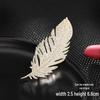 Luxury Feather Brooch with Diamonds: Versatile Pendant & Lapel Pin