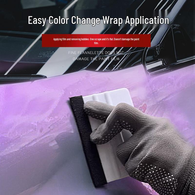 Dual-Sided Car Wrap and Film Squeegee Tool for Color Change and Installation