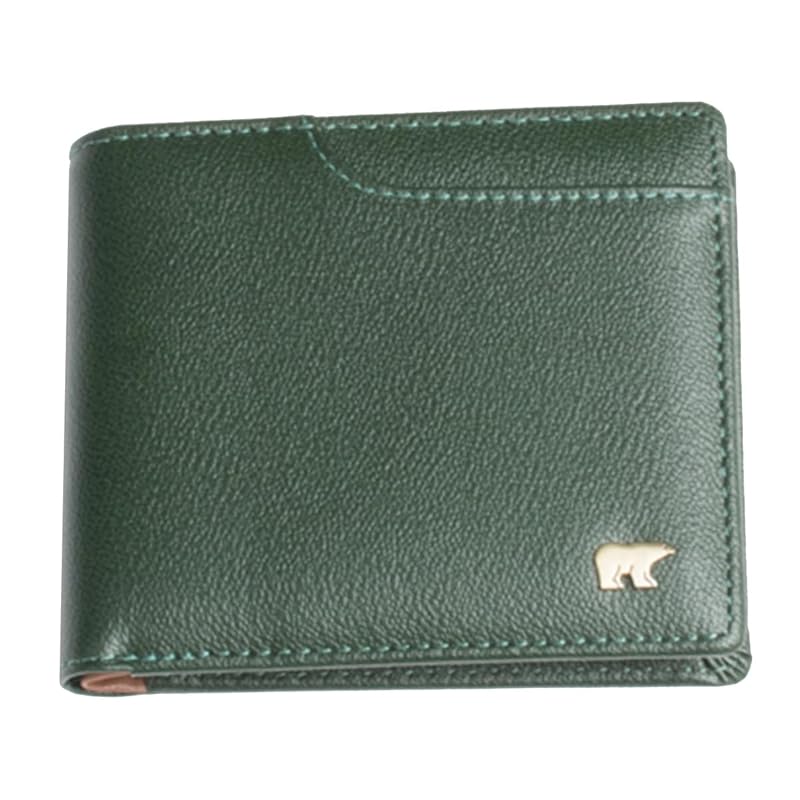 

[Golden Bear] wallet japan leather fold wallet with bell men s green