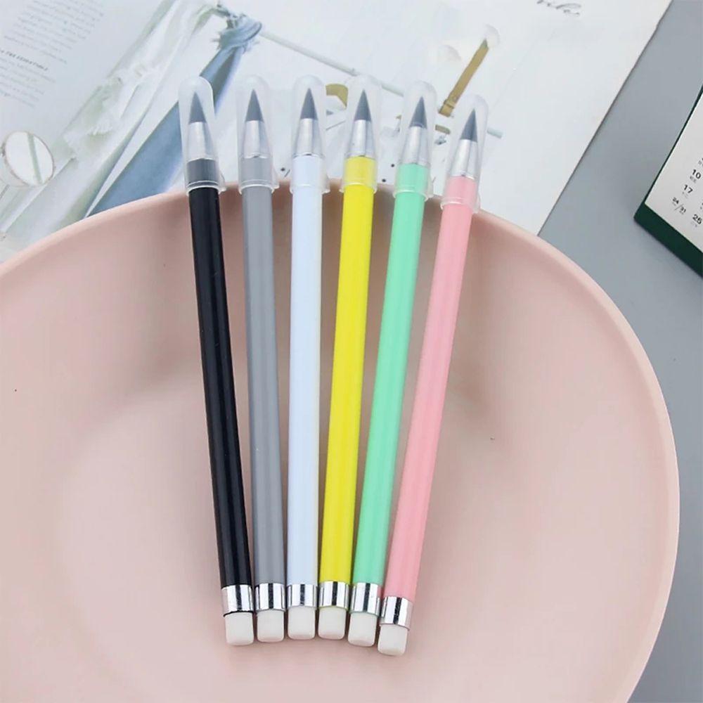 Macaron Color Stationery Supplies No Ink Sketch Tool Eternal Pencil Unlimited Writing Pencil