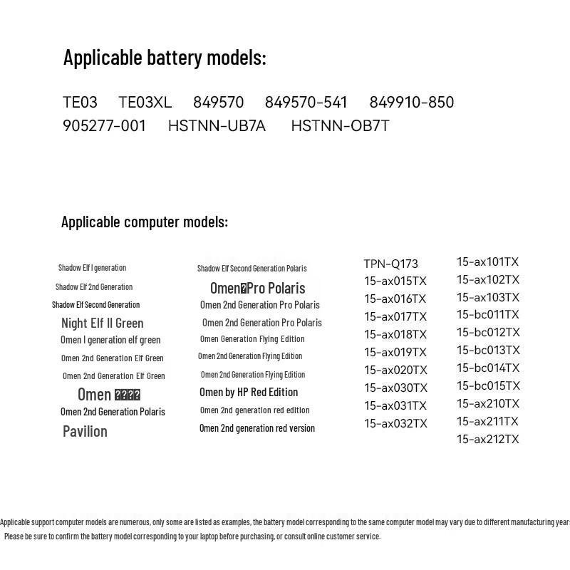 Llano Replacement Laptop Battery for HP
