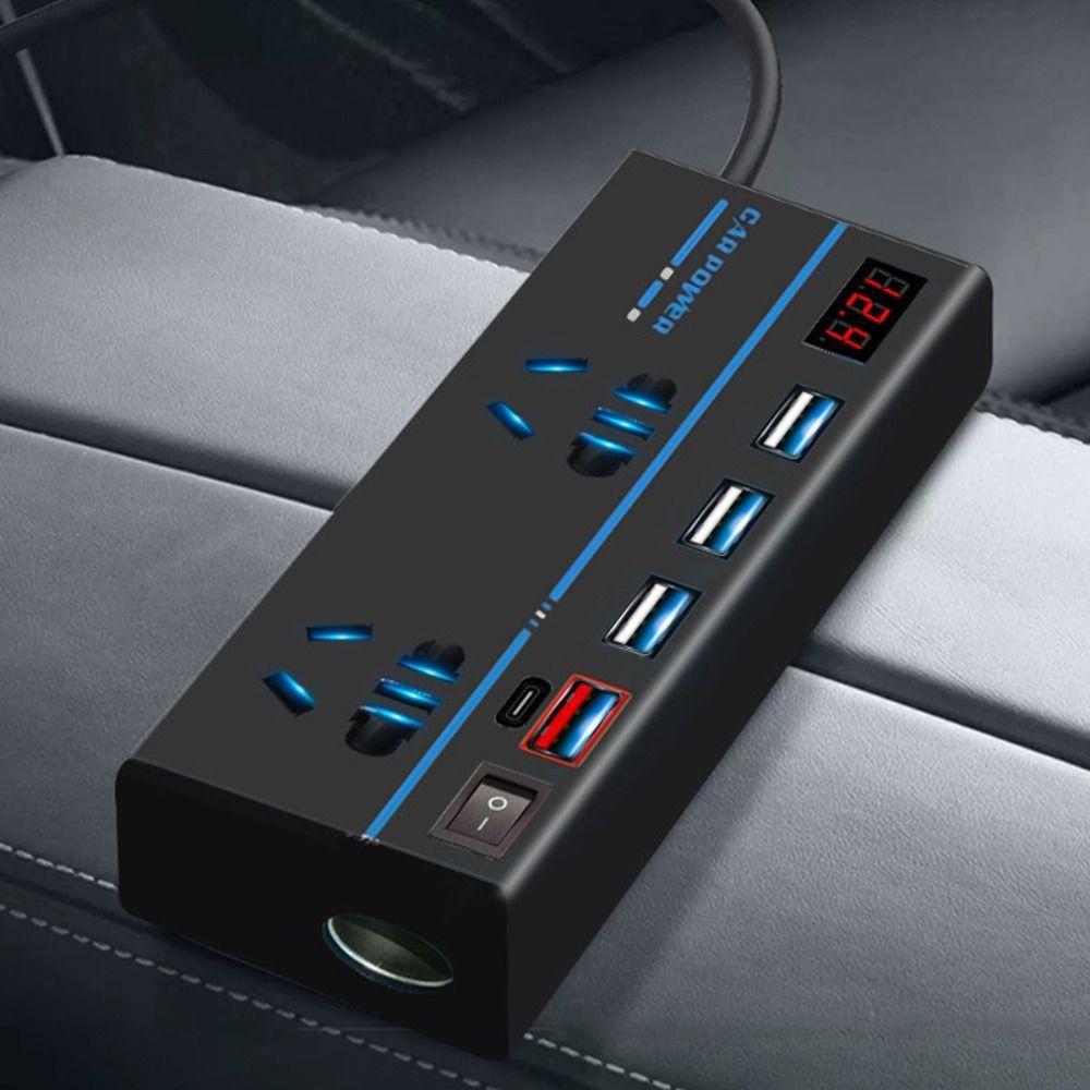 Universal Car Inverter DC 12V/24V To 220V Car Converter Socket Car Power Converter For Cars/trucks