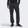 Adidas Originals Checkered Knit Sports Pants Men Bottoms Black GD9347
