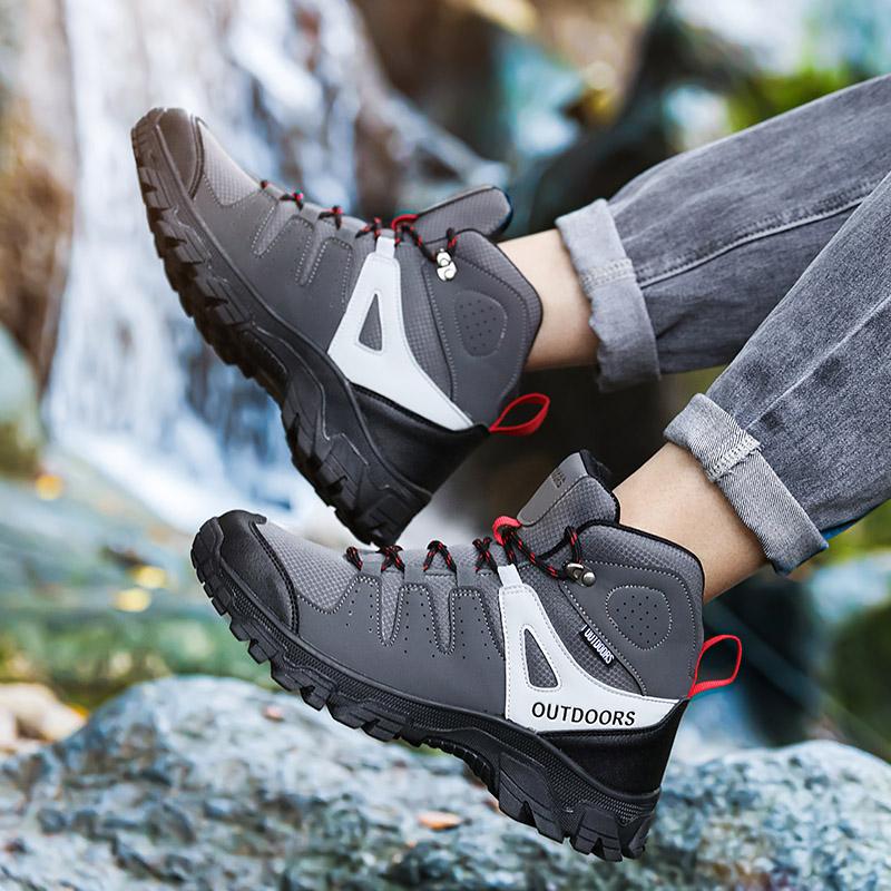 Fashion Mens Boots Winter Short Boots Outdoor Men Hiking Boots Autumn Sneakers Light Non slip Men Desert Boots Ankle Boots