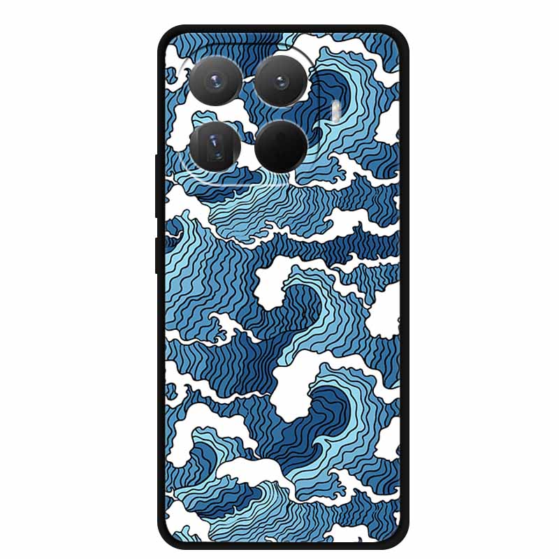 3D TPU Case For Xiaomi 15T 15 T 5G Relief Flowers Coque Embossed Blossoms Funda Silicone Soft Back Phone Cover For Xiaomi15T