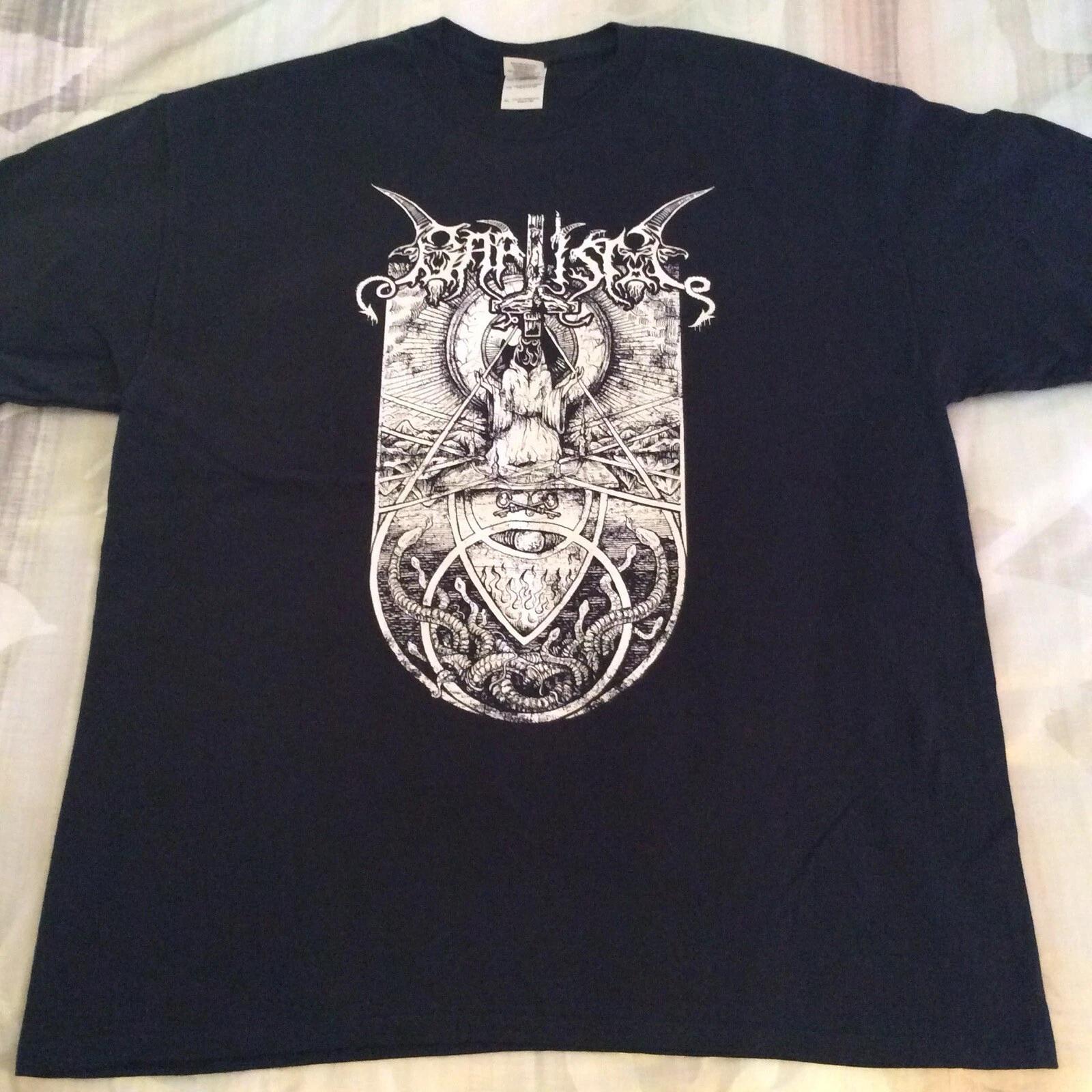 BAPTISM As The Darkness Enters Shirt XL,Azarath,The Chasm, Inquisition, Urgehal L