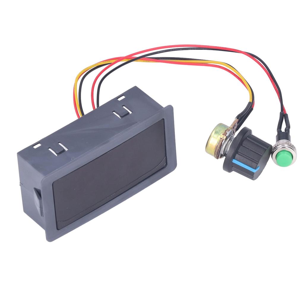 DC Motor Speed Controller Digital Display PWM Stepless Speeds Control Switch with 0.56in LED