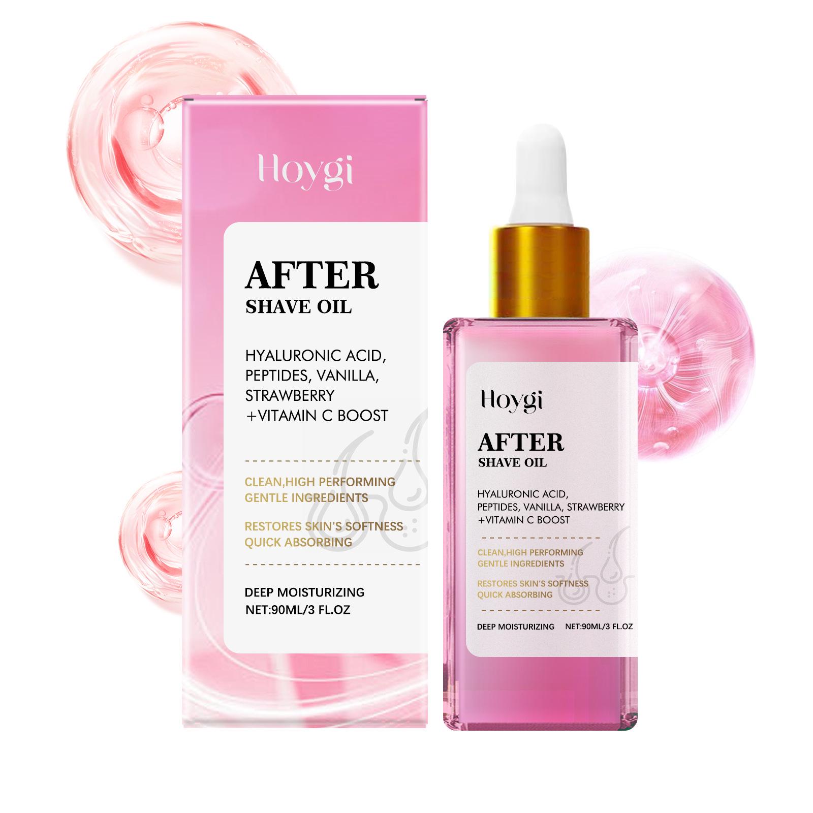 HOYGI Strawberry Scented Hair & Aftershave Oil: Nourishes, Moisturizes & Soothes for Smooth Skin & Hair.