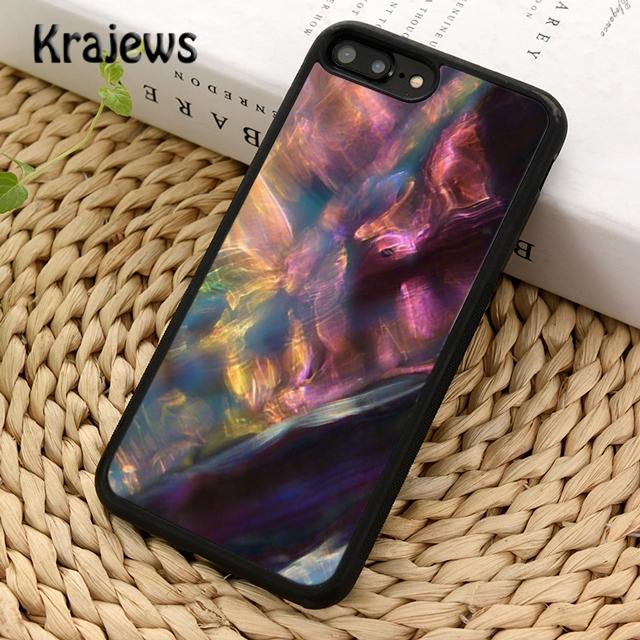 Krajews Geode opál duhový holografický mramor Pouzdro na telefon Pro iPhone 14 5 6s 7 8 plus X XR XS 11 12 13 pro max Samsung S21 S22