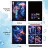 A4 Glow-in-the-Dark Scratch Painting Book: Colorful Butterflies, Whales & Sand Art.