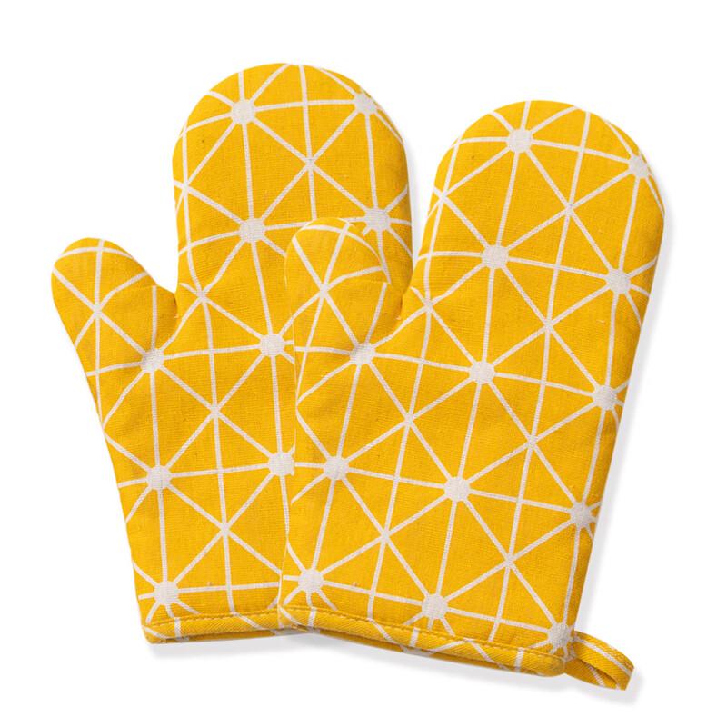 

MDNG Cotton Linen Heat Resistant Oven Glove
