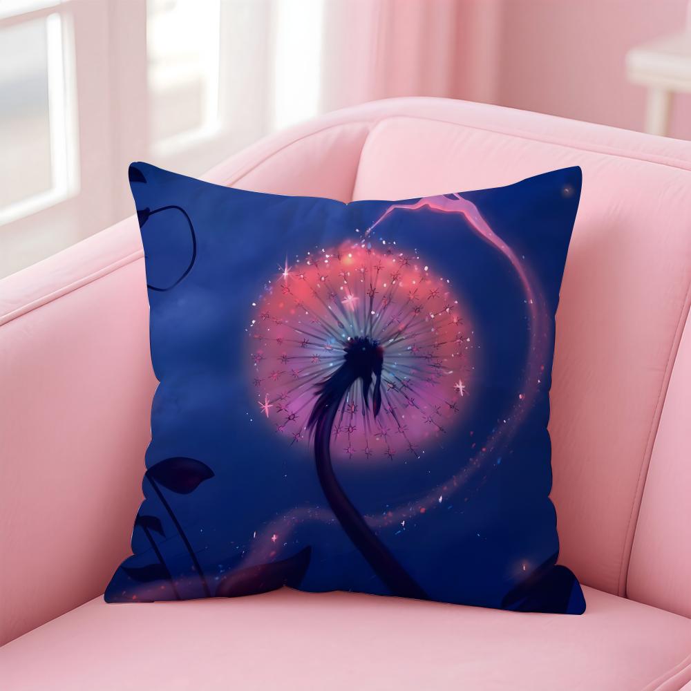 FFairies Cushion Cover Pillowcase Short Plush Invisible zipper Room Sofa Cushion Cover