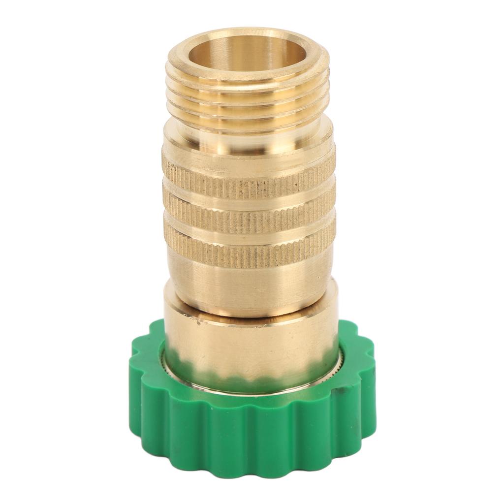Water Pressure Regulator 50 To 55 PSI 3 4 Inch Thread Brass Inline Water Pressure Reducer for Camping Vehicle Trailers