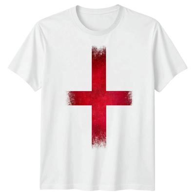St Georges Cross England Flag Mens T-shirt British Heritage Patriotism Football